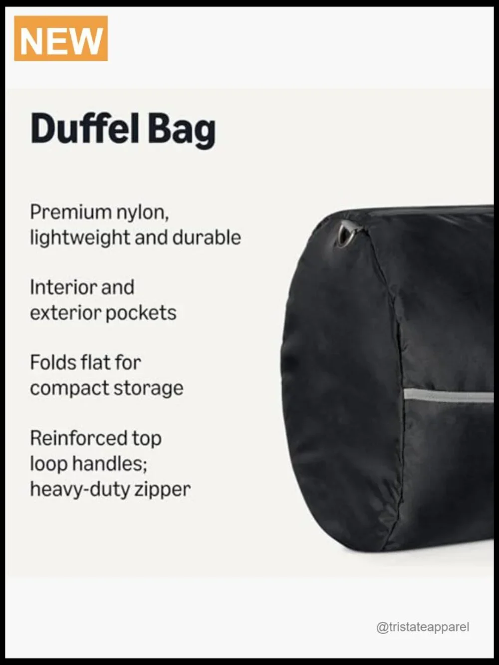Extra Large Foldable Nylon Duffel Bag 150L Travel Storage with Pockets